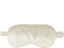 1 Pack Sleep Mask, Silk Eye Mask with Elastic Strap, Blindfold, Soft Silk Sleeping Mask for Girls, Women, Men (White)