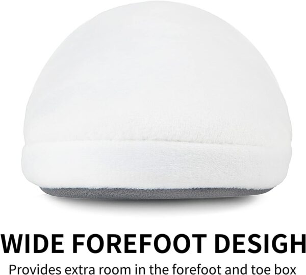 3-Pair Luxury Spa Slippers - Cotton Memory Foam Non-slip Closed Toe Washable Slippers for Hotel,Guest,Travel,Bride,Women and Men - Image 2