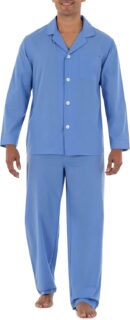 Men's Long Sleeve Broadcloth Pajama Set