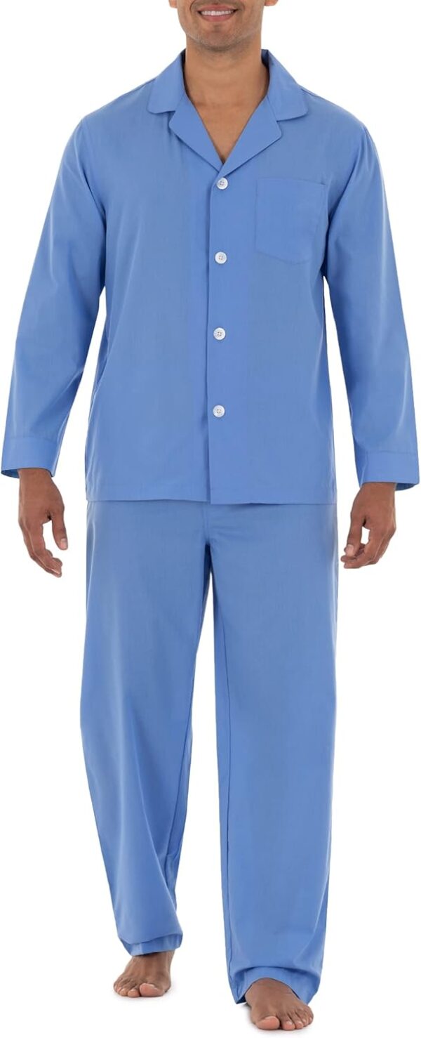 Men's Long Sleeve Broadcloth Pajama Set