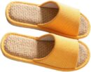 Linen Slippers - Indoor Summer Silent Slippers For Women And Men