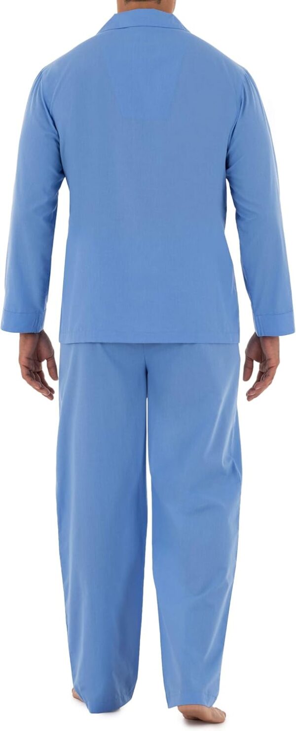 Men's Long Sleeve Broadcloth Pajama Set - Image 2