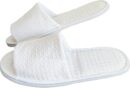 Open Toe Slippers for Guests Men Women Travel Indoor House Non-Disposable Spa Hotel Pedicure Breathable Slippers 4 Pairs