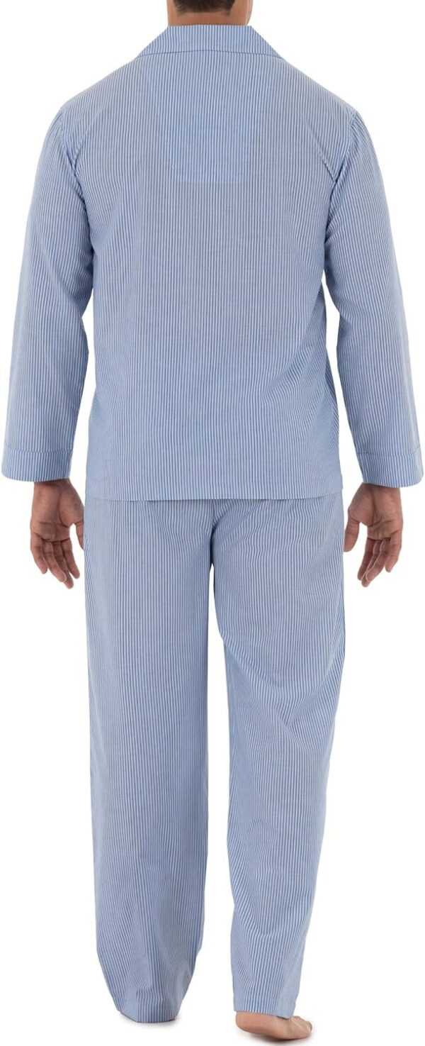 Men's Long Sleeve Broadcloth Pajama Set - Image 2
