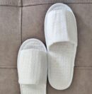 Open Toe Slippers for Guests Men Women Travel Indoor House Non-Disposable Spa Hotel Pedicure Breathable Slippers 4 Pairs